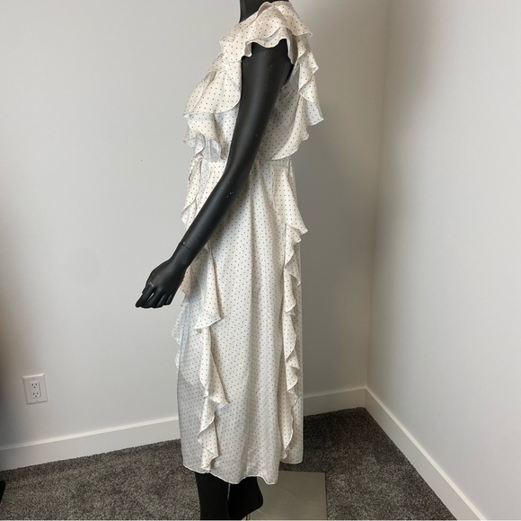 Victoria’s Secret Polka Dot Ruffle Slip Dress & Kimono Set Satin Loungewear Rare - Picture 5 of 14